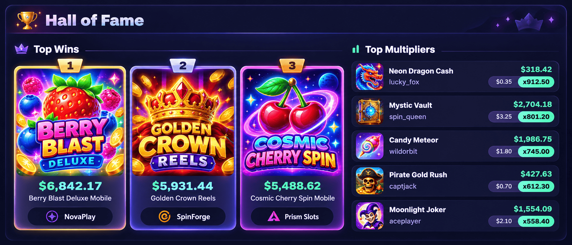 Winberry Canada Casino hall of frame